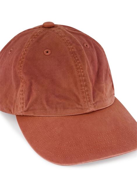 cappello chino uomo rosso AURALEE | A26SC02KTRED BROWN